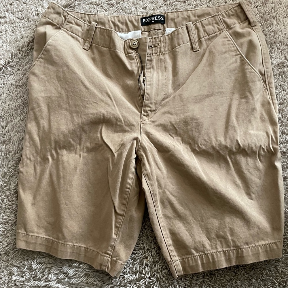 Express Khaki Shorts